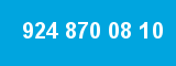 924 870 08 10 924 870 08 10